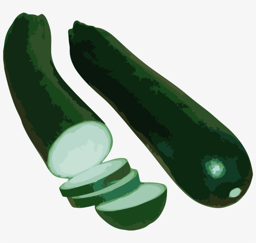 Png Cucumber Clipart - Zucchini Clipart, transparent png download