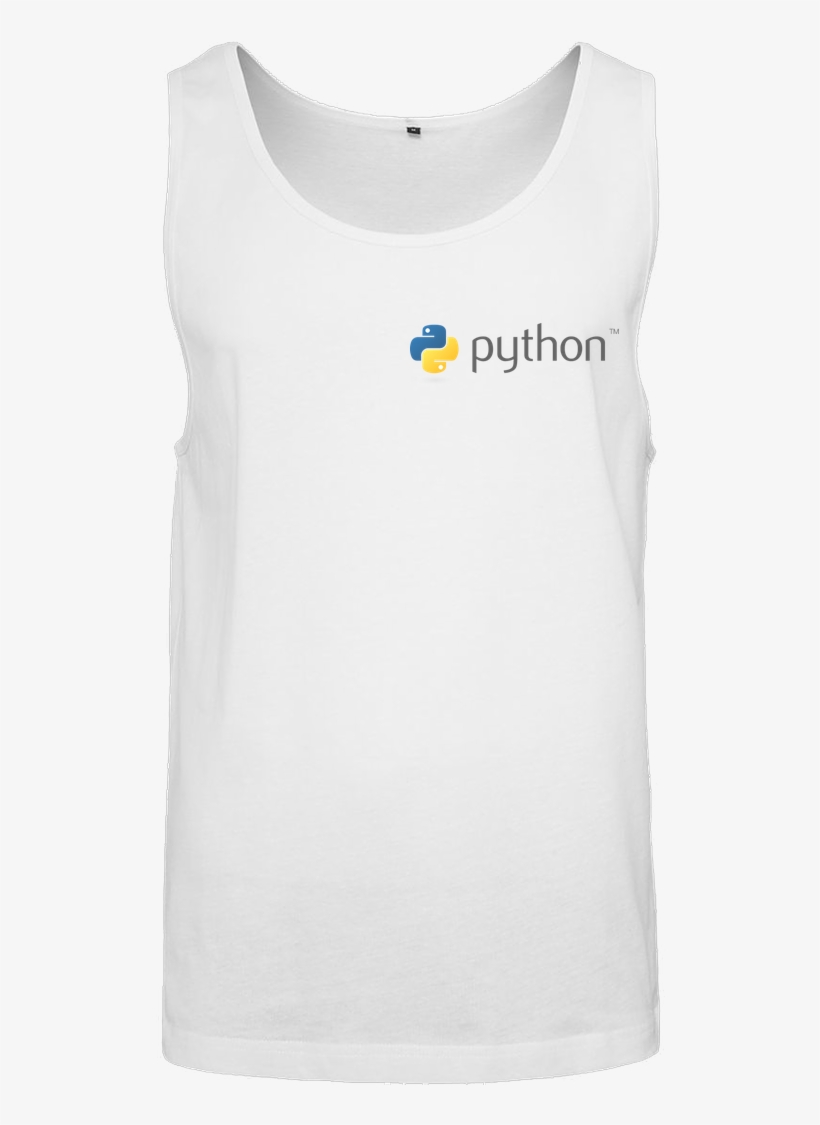 Download Pythonfoundation Python Logo T-shirt Tanktop Men White ...