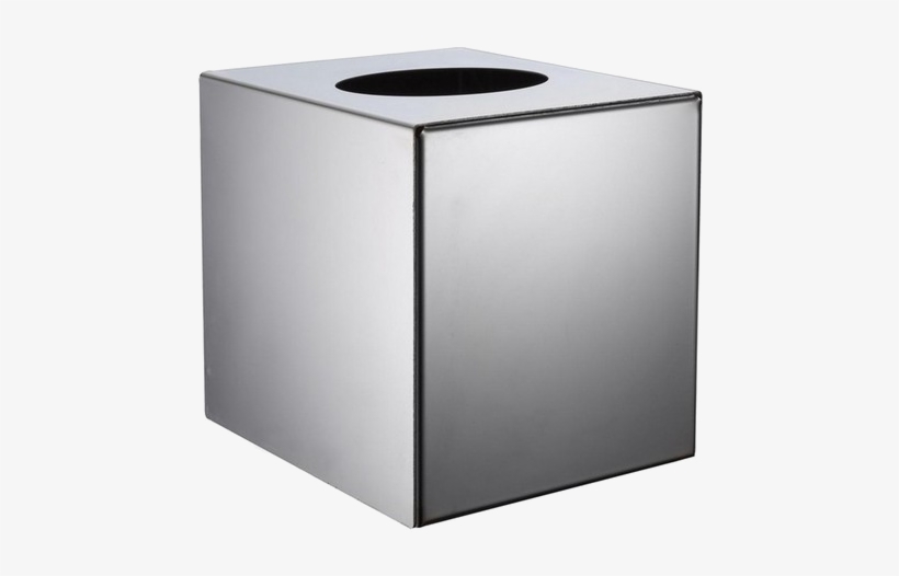 Square Tissue Box Stainless Steel Polished Bright - Box, transparent png download