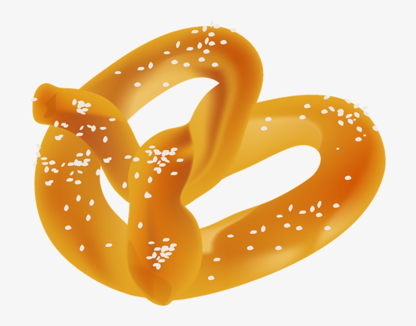 Free To Use &, Public Domain Pretzel Clip Art - Pretzel Clipart, transparent png download