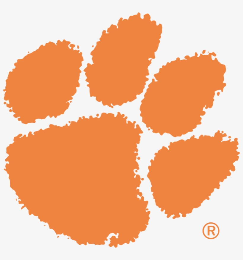Clemson Paw Png - Clemson Tigers Beverage Napkins (20), transparent png download