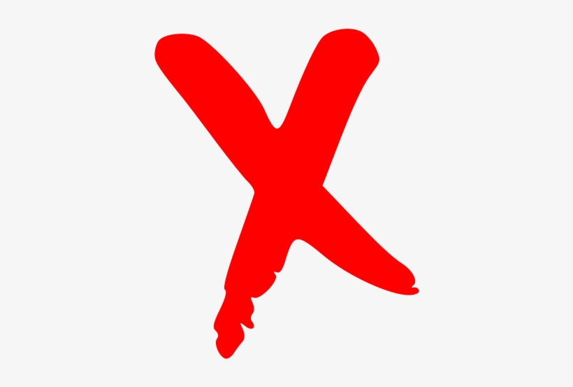 You Never Include New Information In Your Conclusion - X Mark Png, transparent png download
