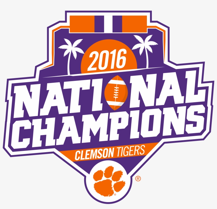 The Story Behind The Championship Logo - Clemson National Championship Logo, transparent png download