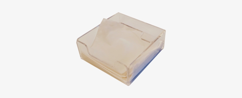 Tissue Box Clear Prspex Slimline Small - Wood, transparent png download