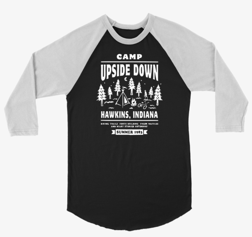 Camp Upside Down T-shirt - Daddy Shark, transparent png download