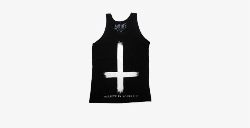 Believe In Yourself Black Tank Top - Active Tank, transparent png download