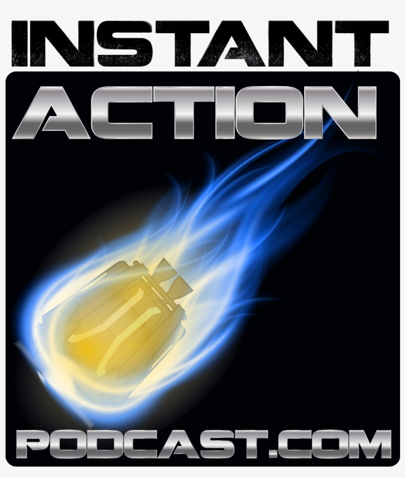 Instant Action Podcast Itunes Logo Blue Flames - Pc Game, transparent png download