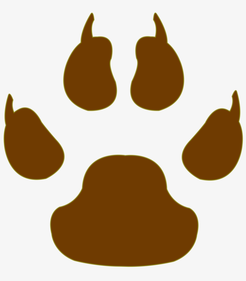 Vector Cm Tiger Paw By Barrfind - My Big Brother Has Paws, transparent png download
