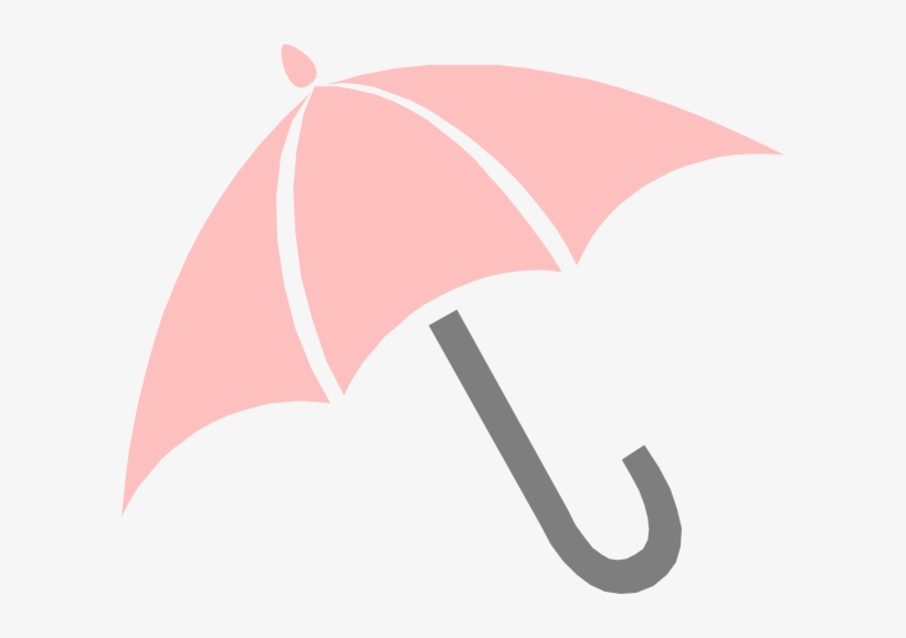 Pink Umbrella Clip Art At Clker - Cute Umbrella Clip Art, transparent png download