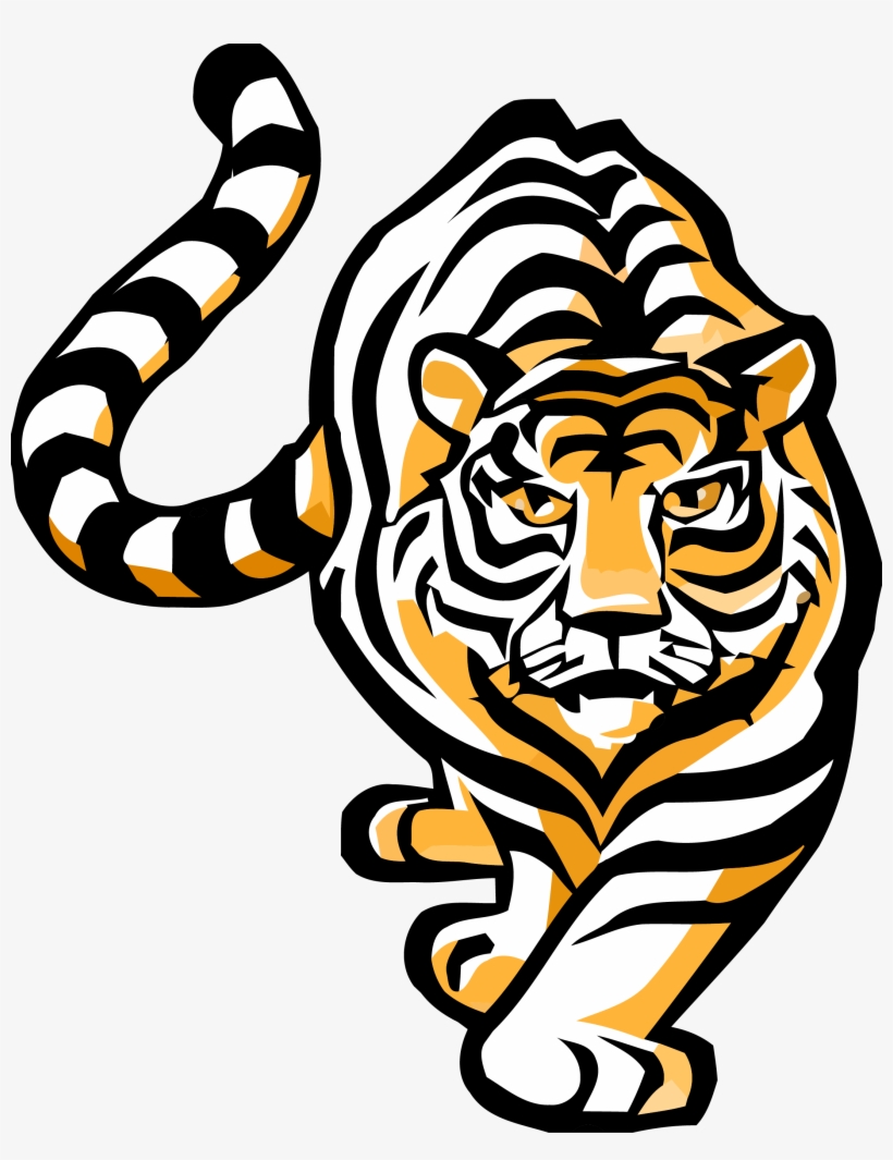 J P Case Middle School Tiger Williston - Jp Case Tiger, transparent png download