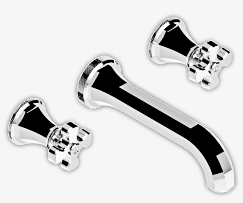 Trim Only For Wall Mounted 3 Hole Basin Mixer - Earrings, transparent png download