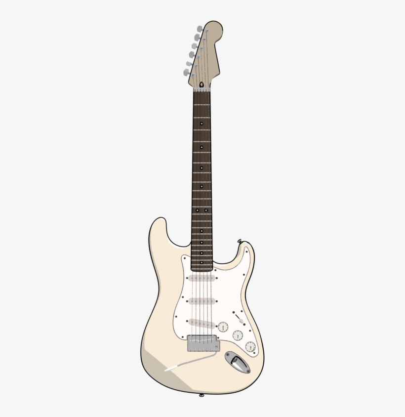 17 Extra Strata White Jimi Thumbnail - Electric Guitar, transparent png download