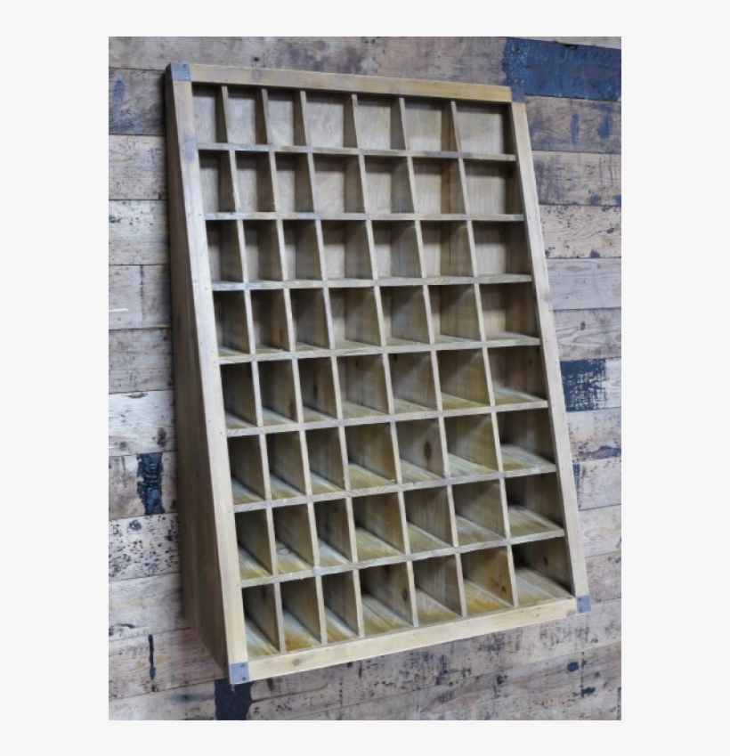 Cambrewood Reclaimed Pigeon Hole Shelves, transparent png download