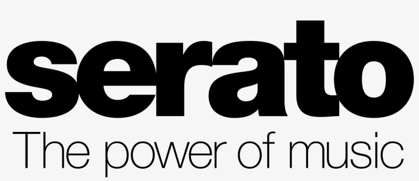 Serato The Power Of Music - Serato Logo Slipmats (pair) - White, transparent png download