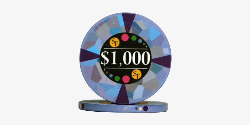 1000 Dollar Chips Ceramic Mosaic - Mosaic, transparent png download