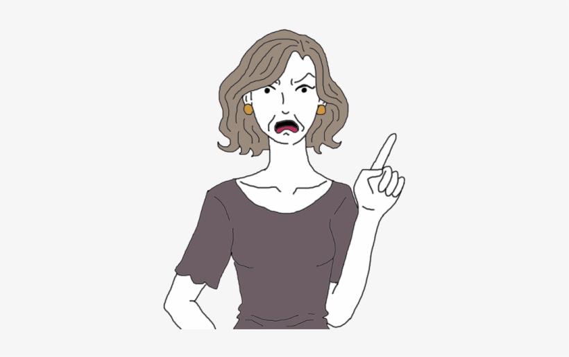 Dream About A Mad Mother - Angry Mother Pointing Png, transparent png download
