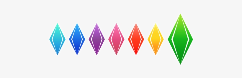 Y1vliqm - Blue Plumbob Sims 4, transparent png download