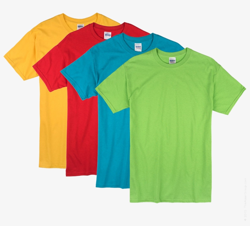 Random Blank T-shirts - Coloured T Shirts, transparent png download