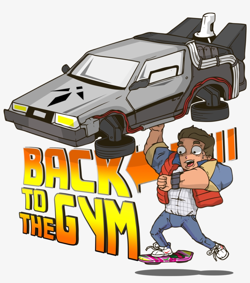 Back To The Future Car Clipart - Car, transparent png download