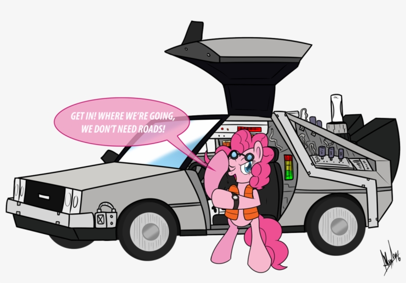 Anirichie-art, Back To The Future, Crossover, Delorean, - Van, transparent png download