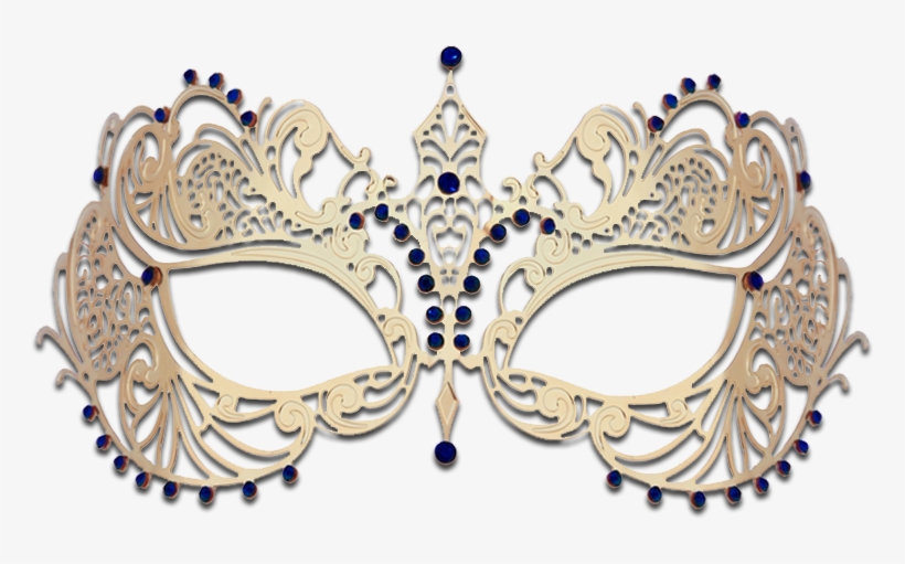 Gold Series Laser Cut Metal Venetian Pretty Masquerade - Masquerade Ball, transparent png download