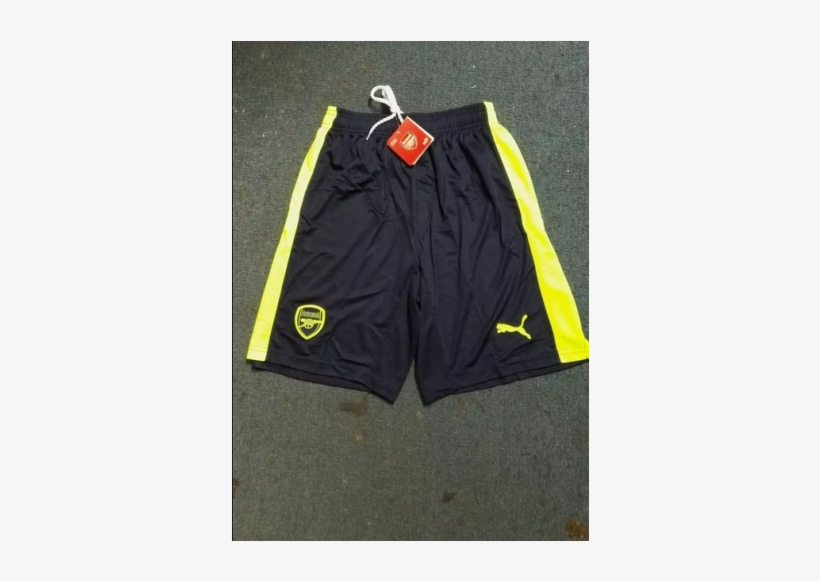 16 17 Arsenal Third Shorts - Arsenal F.c., transparent png download