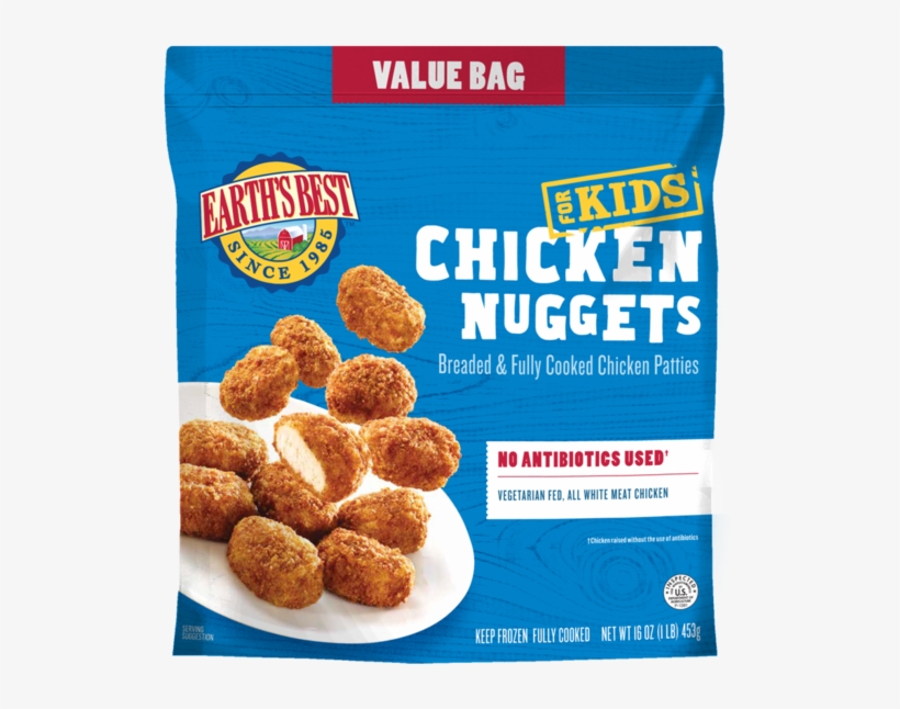 Baked Chicken Nuggets Value Size - Earth's Best Nuggets, transparent png download
