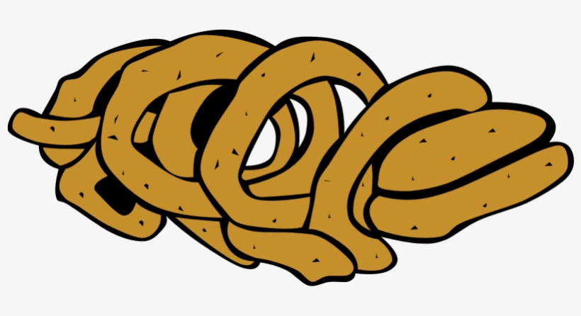 French Fries Onion Ring Blooming Onion Fast Food Chicken - Cartoon Onion Rings, transparent png download