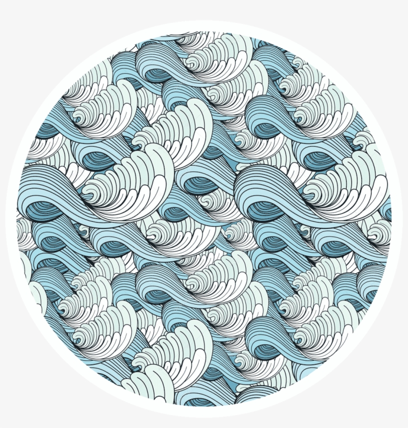 Wave - Ocean Waves Throw Blanket, transparent png download