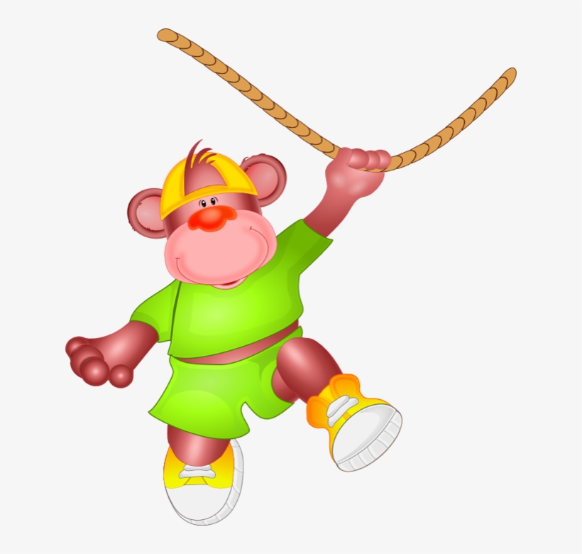 Swinging Monkey Clip Art Rope Hanging PNG Image Transparent PNG