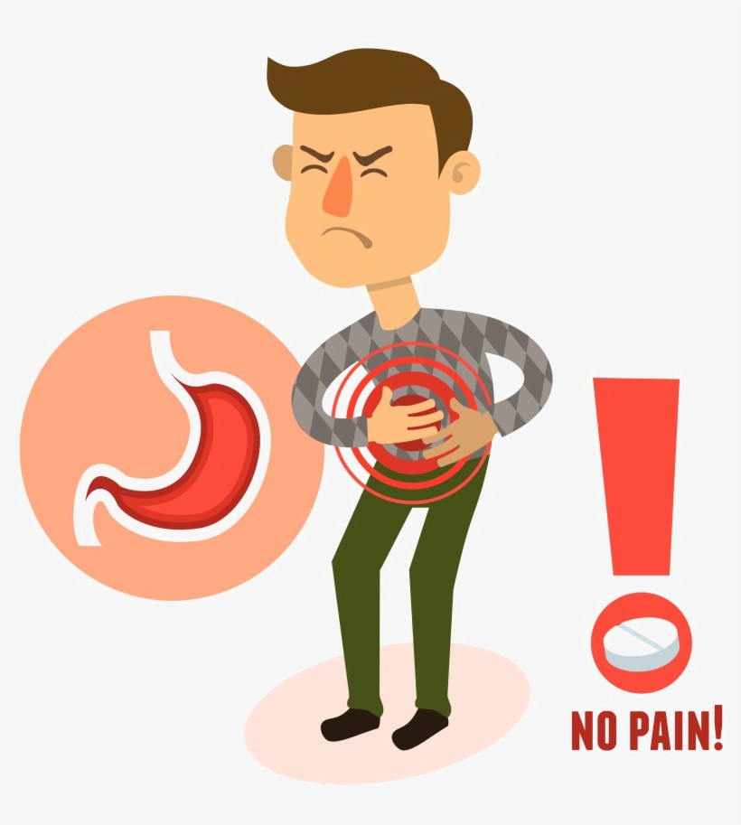 Stomach Ache Png Pic - Stomachache Vector, transparent png download