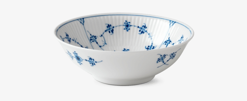 Blue Fluted Plain Cereal Bowl - Royal Copenhagen Blue Fluted Plain 11.75 Oz. Bowl, transparent png download