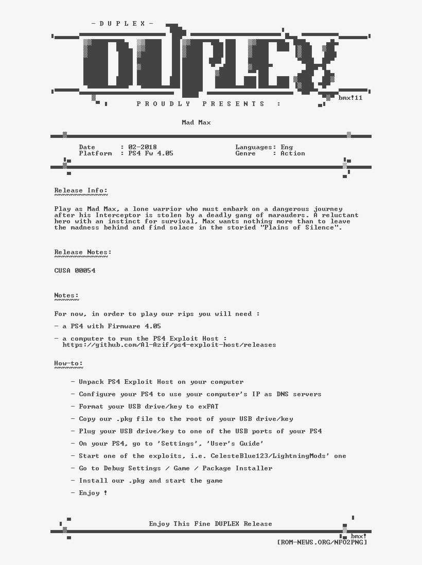 Mad - Max - Ps4-duplex - - Playstation 4, transparent png download