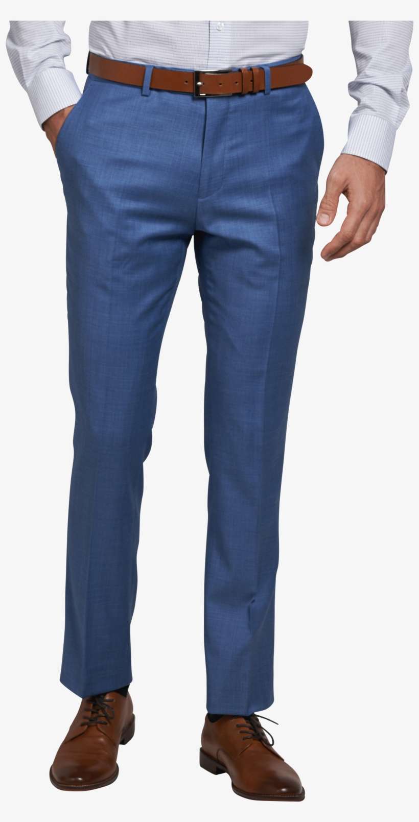 Get The Rufford Texture Trouser In Steel Online, transparent png download