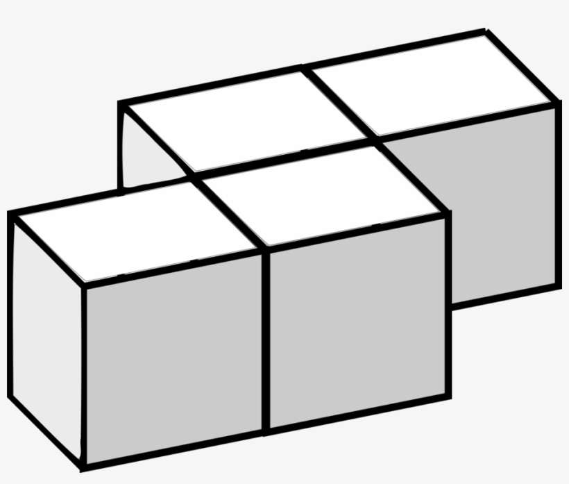 Promoworx Ltd Three-dimensional Space Tetris Cube Line, transparent png download