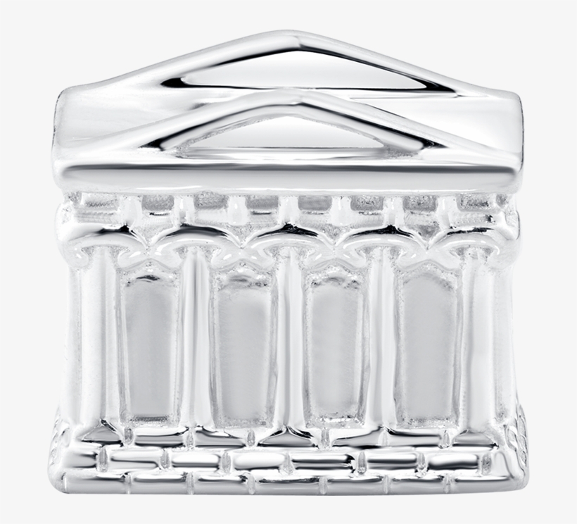 Sterling Silver Parthenon Greece Charm, transparent png download