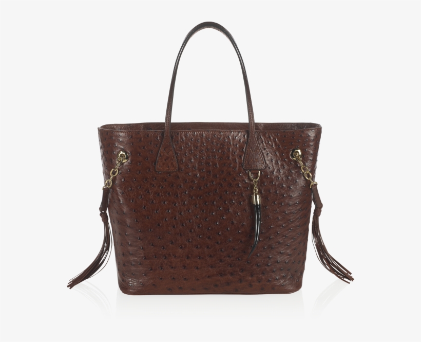 Mawu Ostrich Almond Gold Hardware, transparent png download