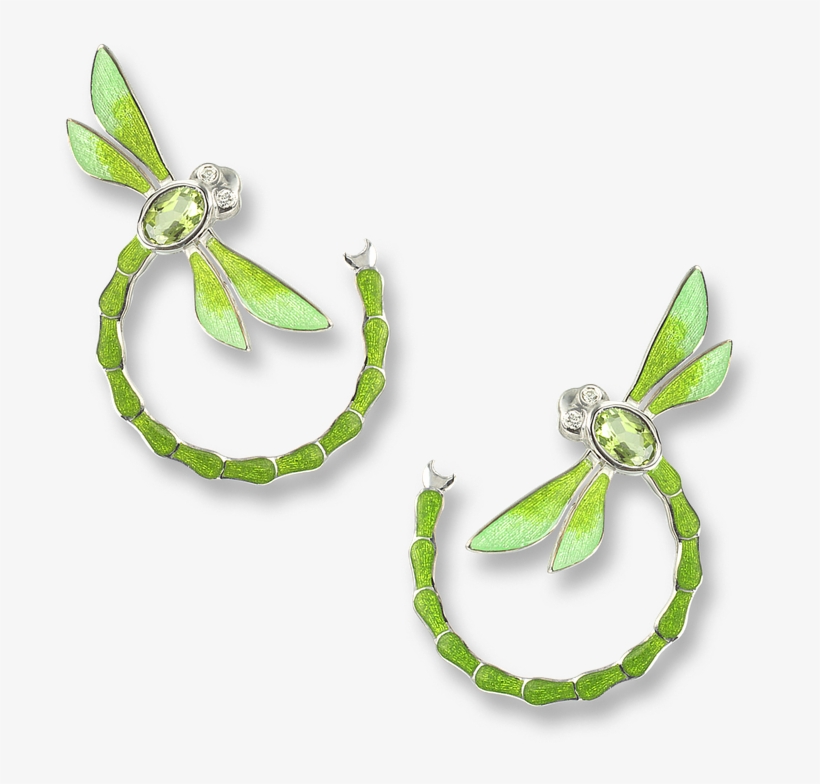 Nicole Barr Designs Sterling Silver Dragonfly Stud, transparent png download