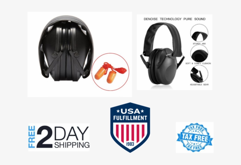 Ear Muffs For Shooting Hearing Protection Noise Cancelling, transparent png download