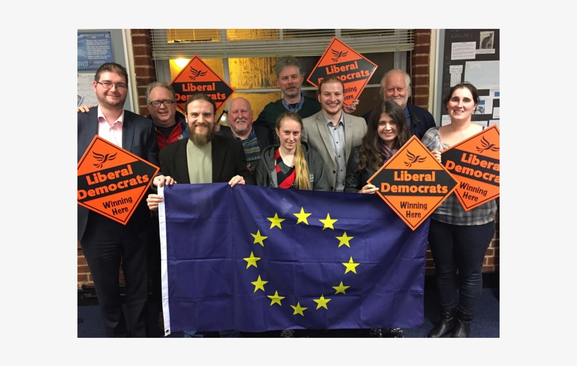 Southampton Liberal Democrats With Eu Flag, transparent png download
