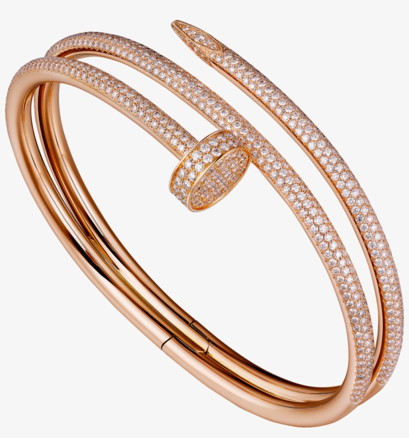 Juste Un Clou Braceletpink Gold, Diamonds, transparent png download