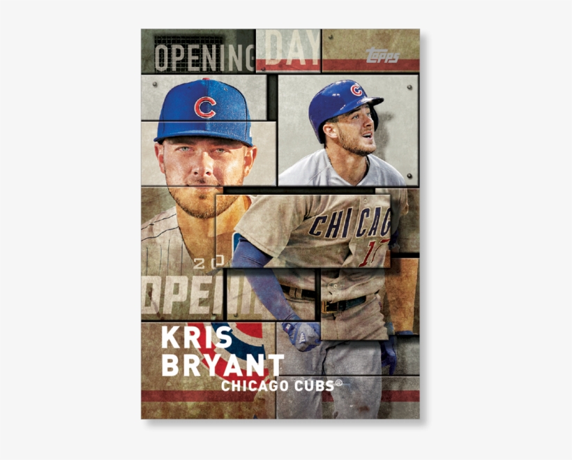 2018 Topps Series 1 Baseball Kris Bryant Mlb Opening, transparent png download