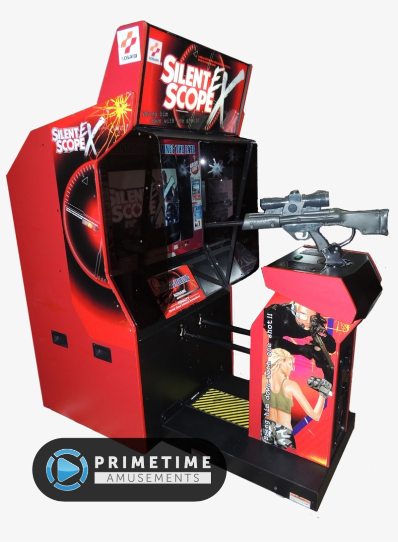 Silent Scope Ex Video Arcade Game By Konami, transparent png download