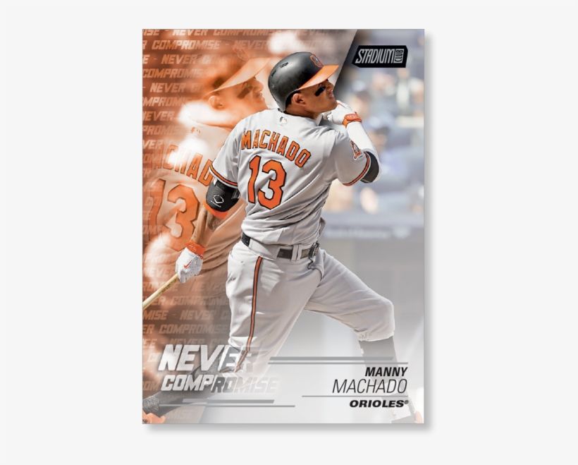 2018 Topps Baseball Stadium Club Manny Machado Never, transparent png download