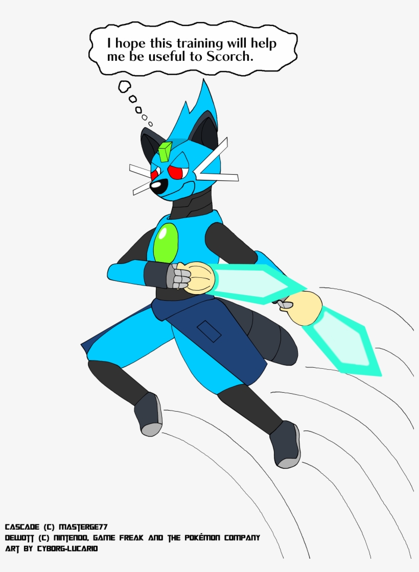 [at] Cascade The Dewott Pokeroid, transparent png download