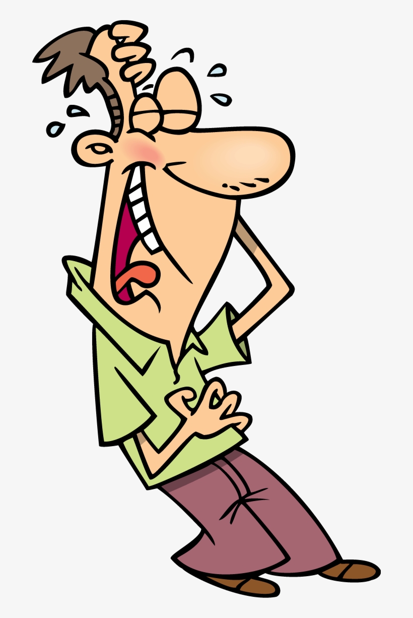 Cartoon Man Laughing, transparent png download