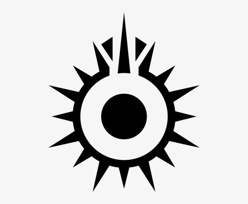 Black Sun Symbol - Star Wars Symbol Png, transparent png download