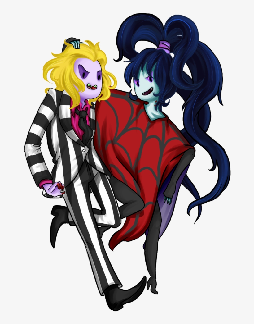 Finnxmarceline Images Finnceline Version Beetlejuice - Beetlejuice Adventure Time, transparent png download