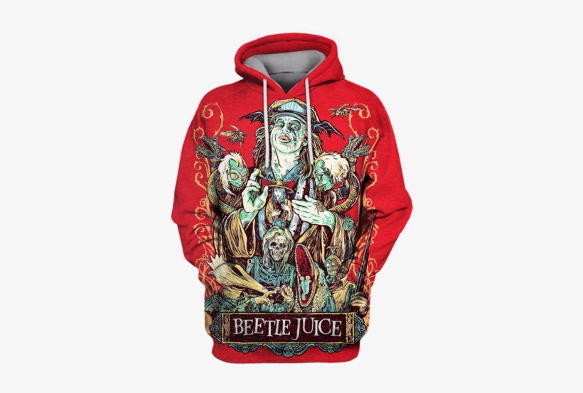 3d Beetlejuice Tshirt - Hoodie, transparent png download