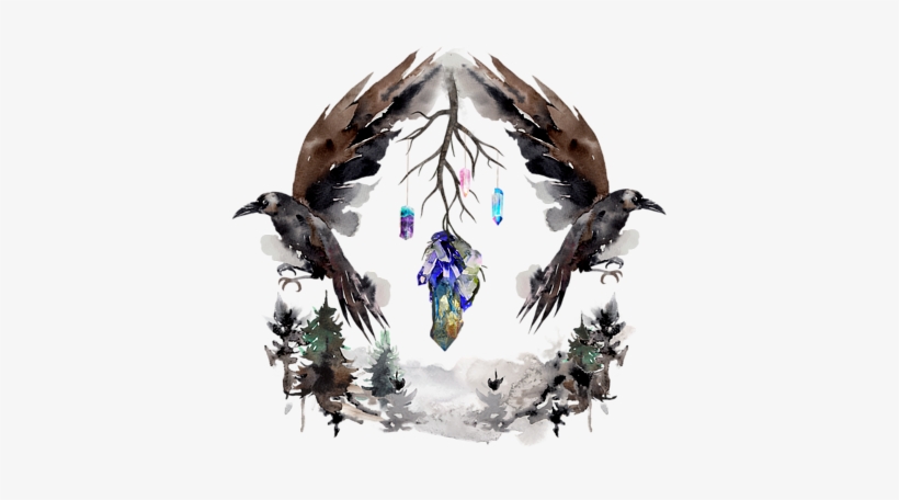 Click And Drag To Re-position The Image, If Desired - Common Raven, transparent png download